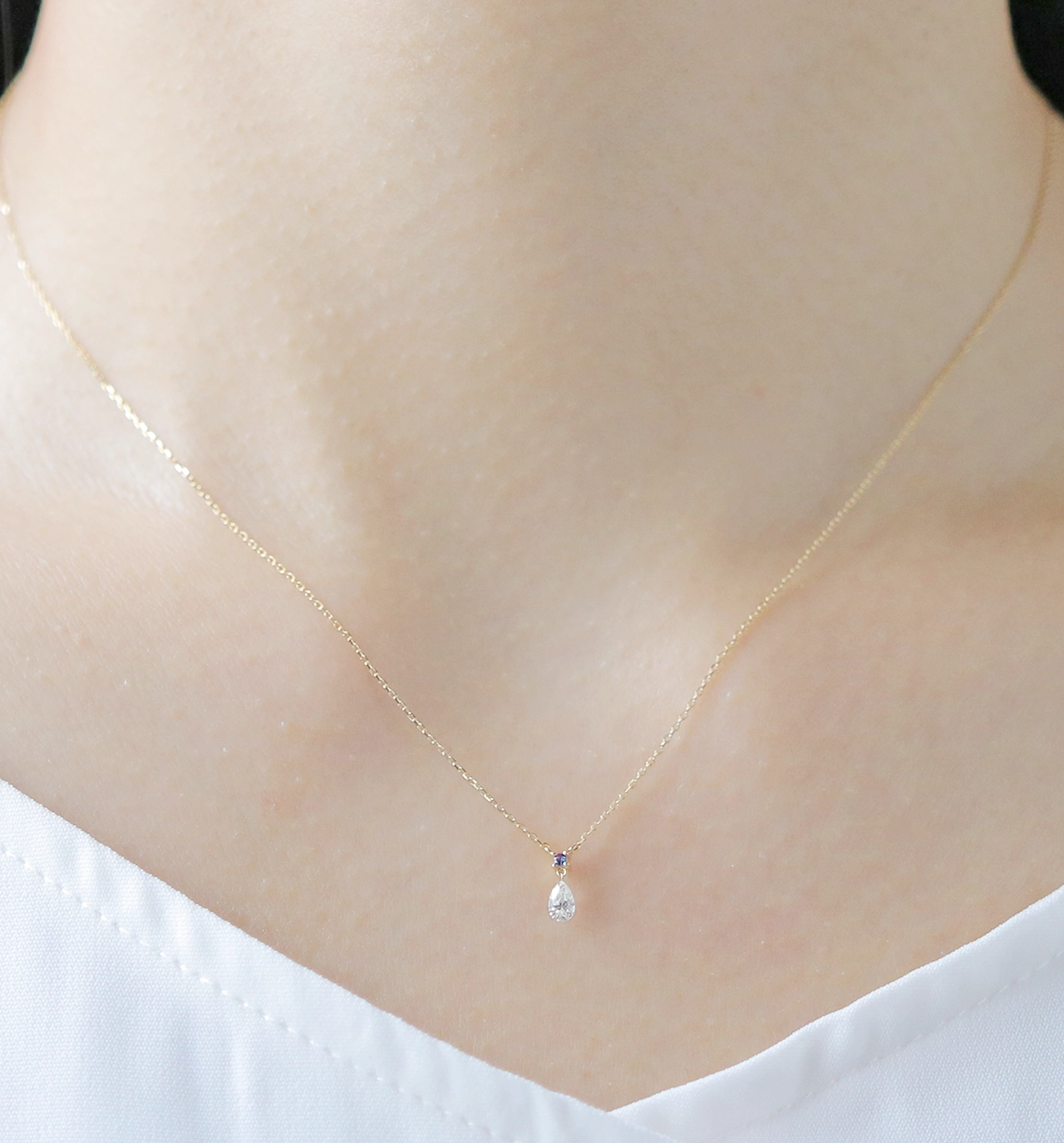 ダイヤモンドとサファイアのK18ネックレス~Diamond collection
