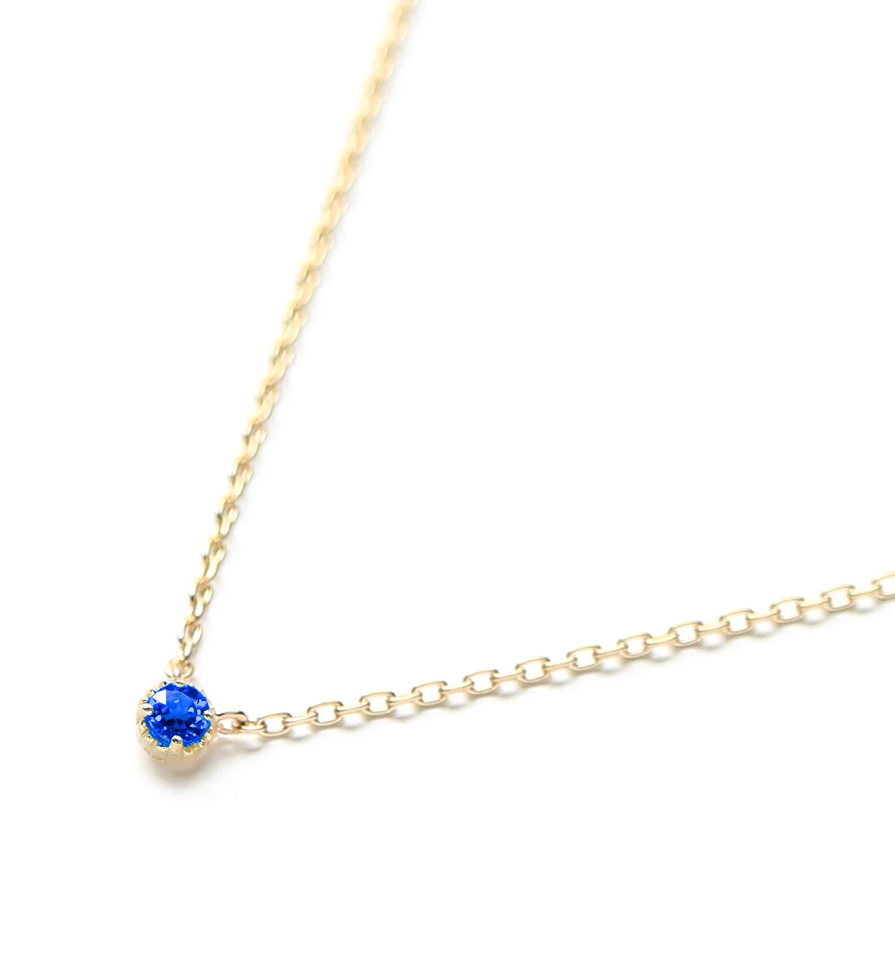 期間限定値下げ◉⁠‿⁠◉K18ネックレス 数量限定】 K18 アウイナイトの一粒ネックレス ~Petela~ ジュエリー