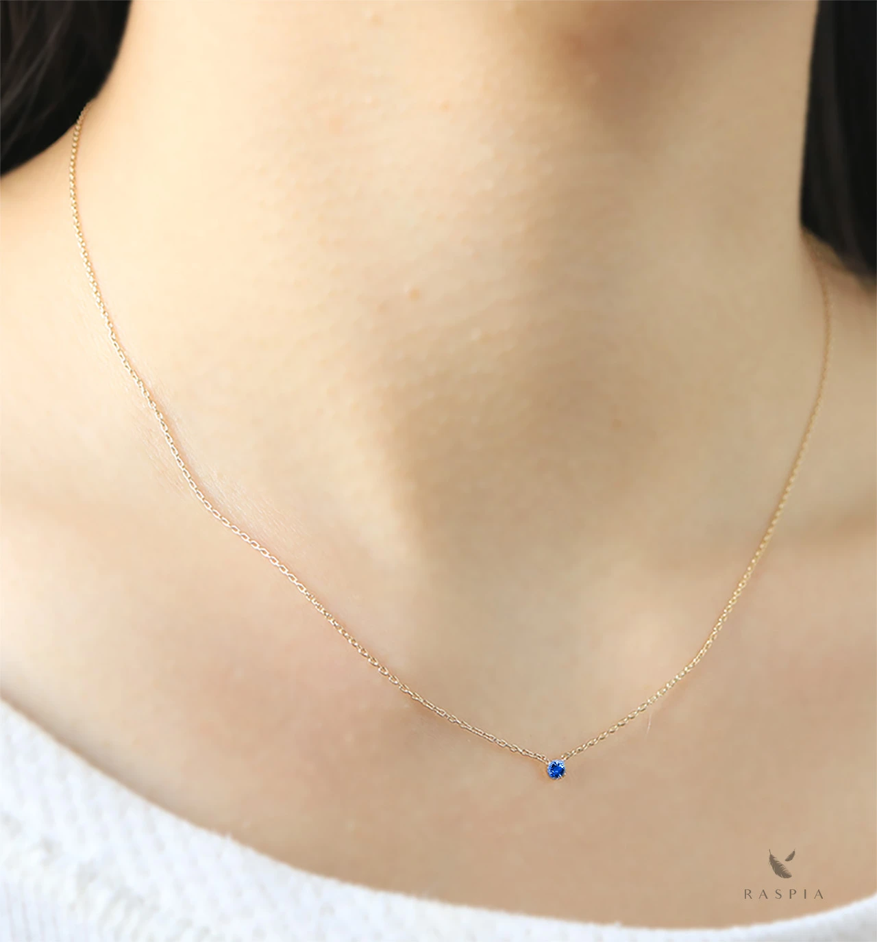 数量限定】 K18 アウイナイトの一粒ネックレス ~Petela~ ジュエリー