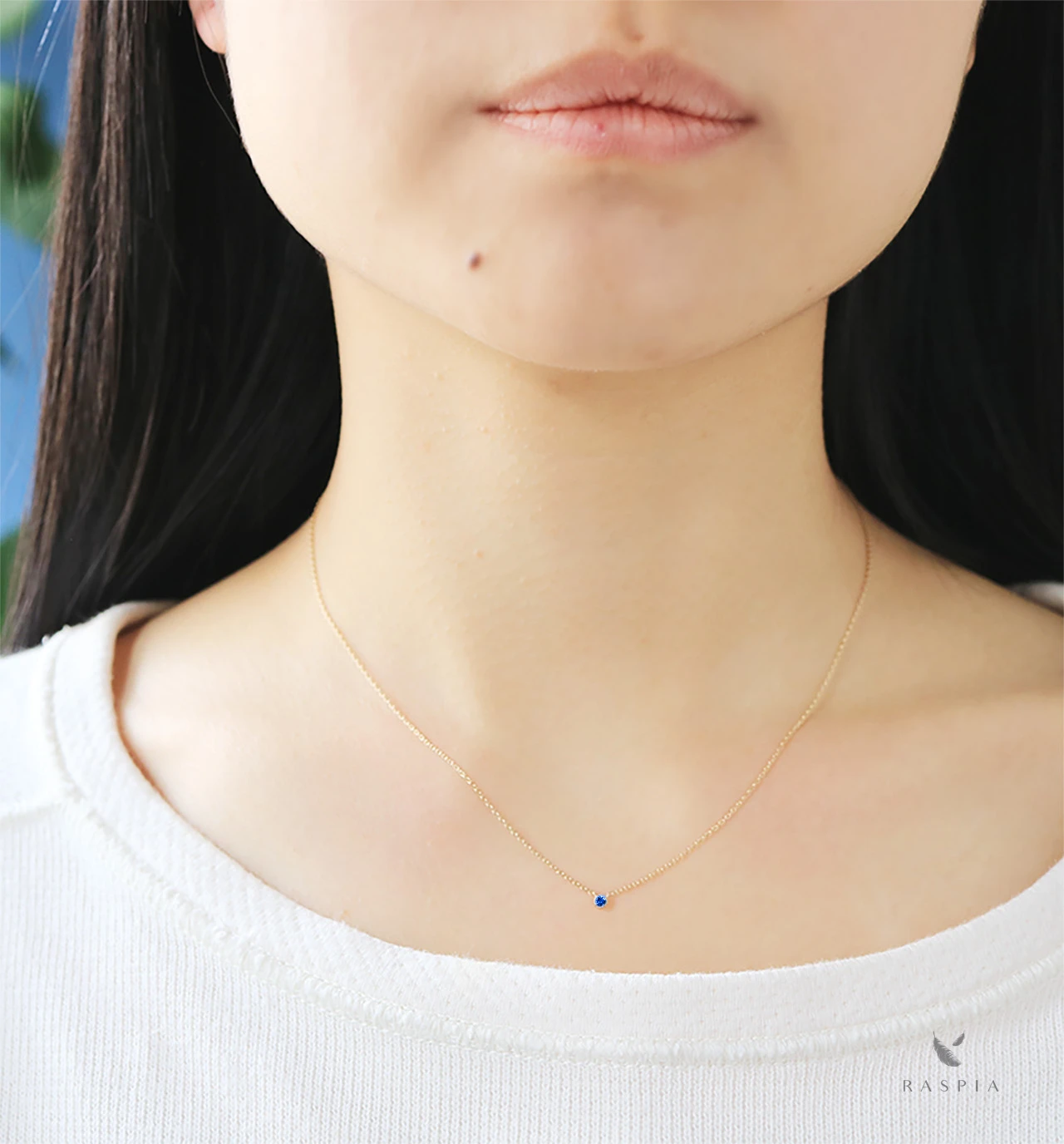 数量限定】 K18 アウイナイトの一粒ネックレス ~Petela~ ジュエリー